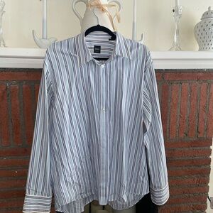 Hugo Boss Men's Multicolor Striped Shirt